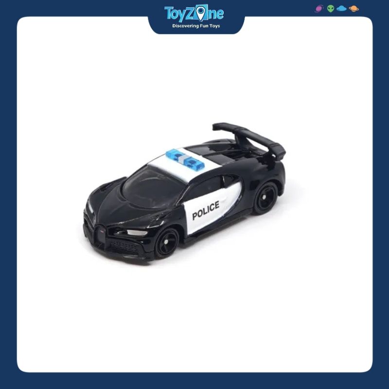  Mô hình xe Bugatti Chiron Pur Sport Police Car No.79 1:63 Tomica 