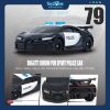 Mô hình xe Bugatti Chiron Pur Sport Police Car No.79 1:63 Tomica