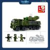 Bộ Đồ Chơi Lắp Ráp Mô Hình Xe Chiến Đấu Phòng Không Pantsir-S1S 1:35 SLUBAN