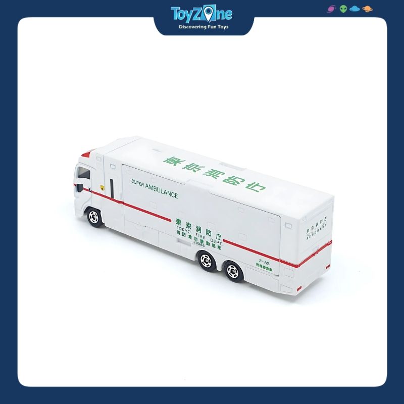  Mô hình xe Container Isuzu Giga Super Ambulance No.144 TOMICA LONG 