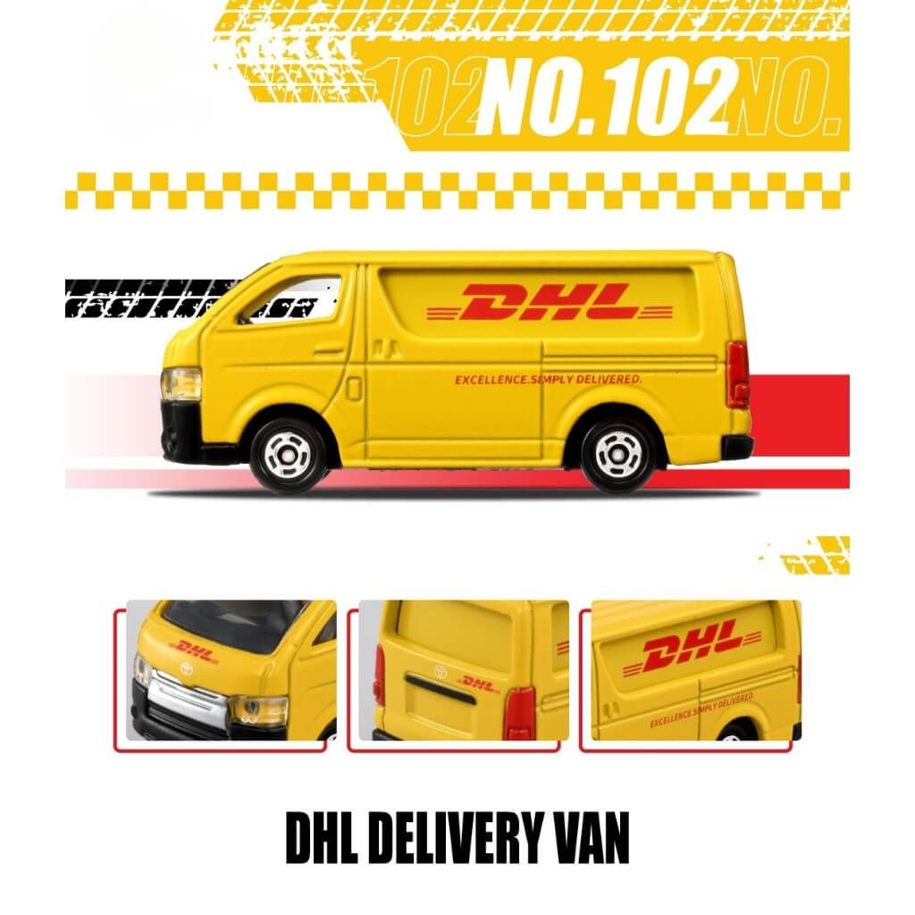 Mô hình xe DHL Delivery Car No.102-05 TOMICA