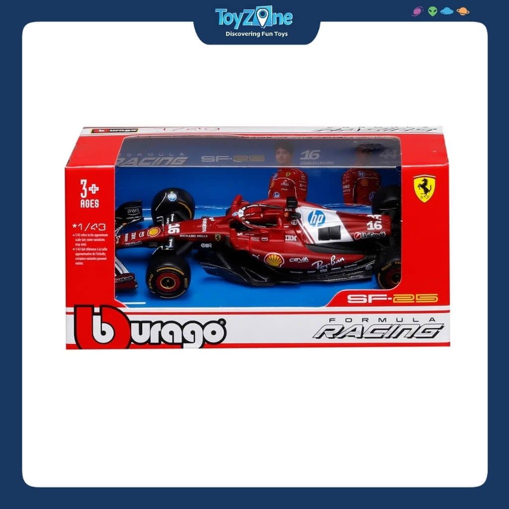 Mô hình xe F1 Ferrari SF-25 2025 1:43 BBURAGO