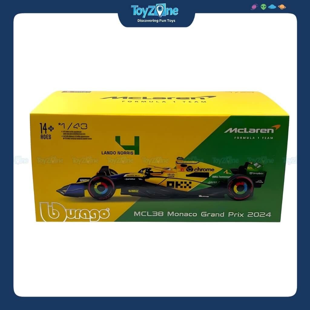 Mô hình xe F1 McLaren MCL38 2024 1:43 BBURAGO