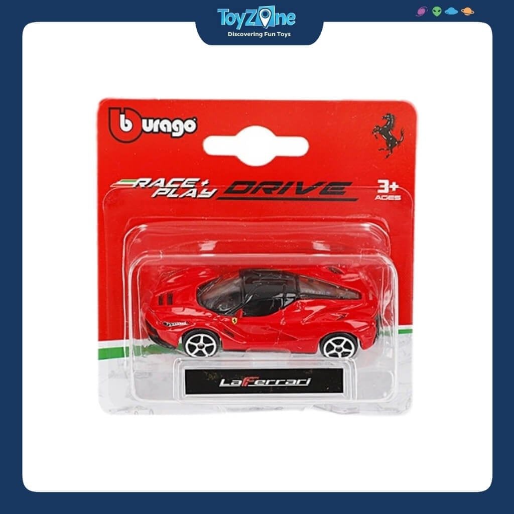 Mô hình xe Ferrari RACE & PLAY DRIVE 1:64 BBURAGO