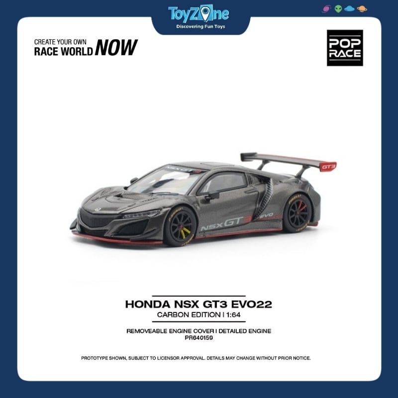 Mô hình xe Honda NSX GT3 EVO 22 1:64 POP RACE