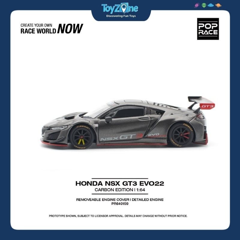 Mô hình xe Honda NSX GT3 EVO 22 1:64 POP RACE
