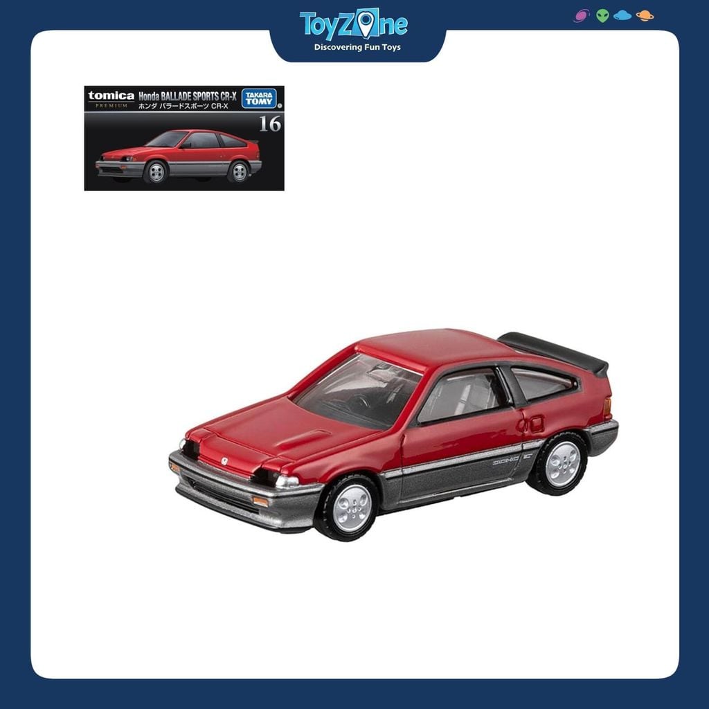 Mô hình xe Honda Ballade Sports CR-X No.16 TOMICA PREMIUM