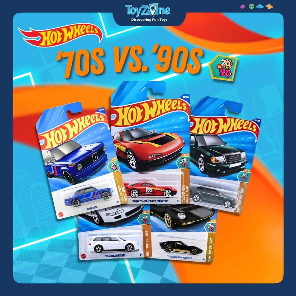 Đồ chơi mô hình xe Hot Wheels HW 1970 C. 1990 chính hãng