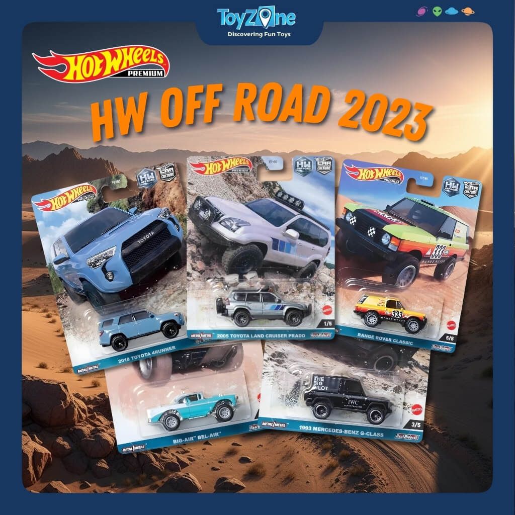 Mô hình xe Hot Wheels Premium 2023 HW Off Road chính hãng