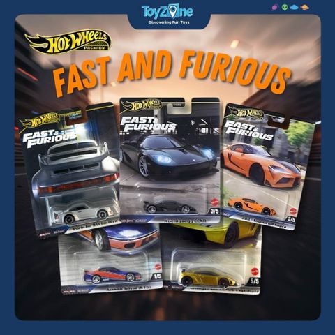 Mô hình xe Hot Wheels Premium Fast And Furious Series chính hãng