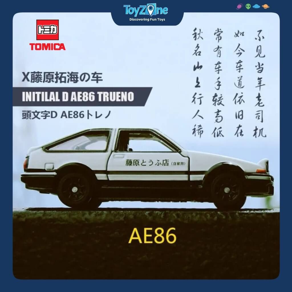 Mô hình xe Initial D AE86 Trueno No.145 TOMICA