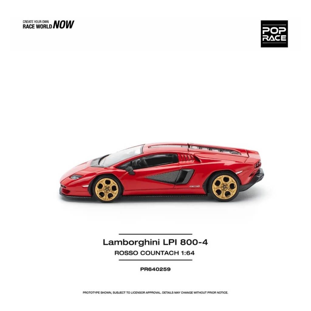 Mô hình xe Lamborghini Countach LPI 800-4 1:64 POP RACE