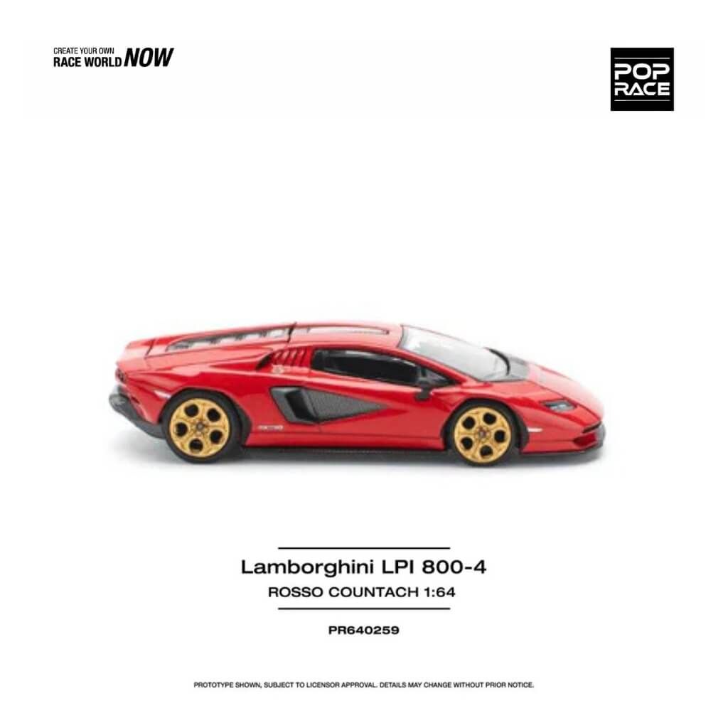 Mô hình xe Lamborghini Countach LPI 800-4 1:64 POP RACE