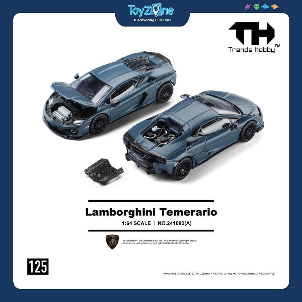 Mô hình xe Lamborghini Temerario 1:64 TRENDS HOBBY