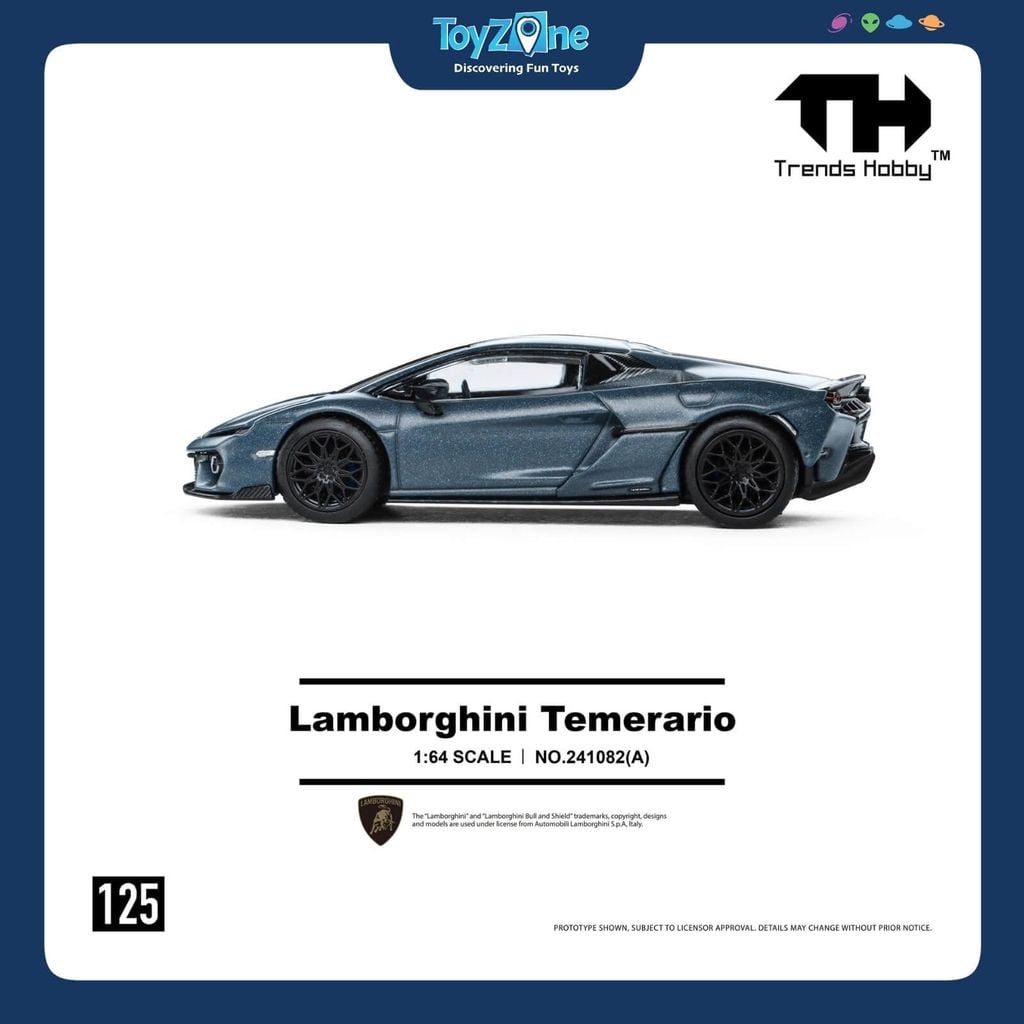 Mô hình xe Lamborghini Temerario 1:64 TRENDS HOBBY