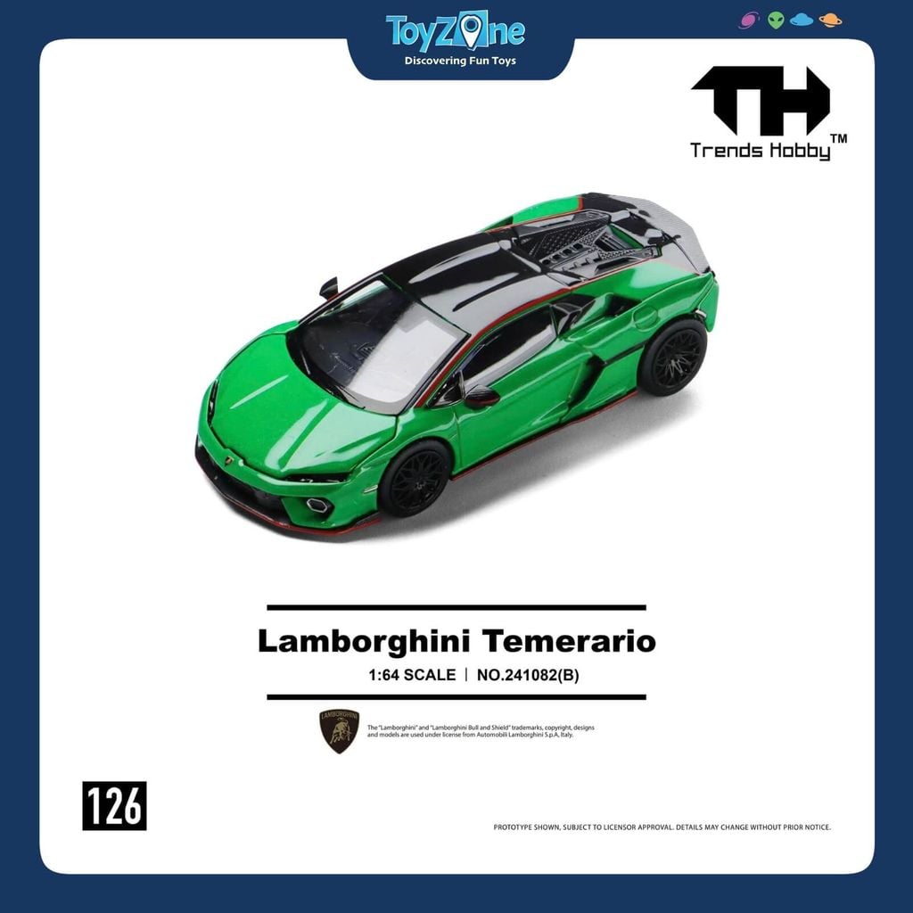 Mô hình xe Lamborghini Temerario 1:64 TRENDS HOBBY