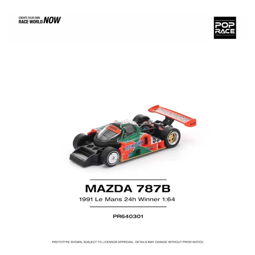 Mô hình xe Mazda 787B 1:64 POP RACE