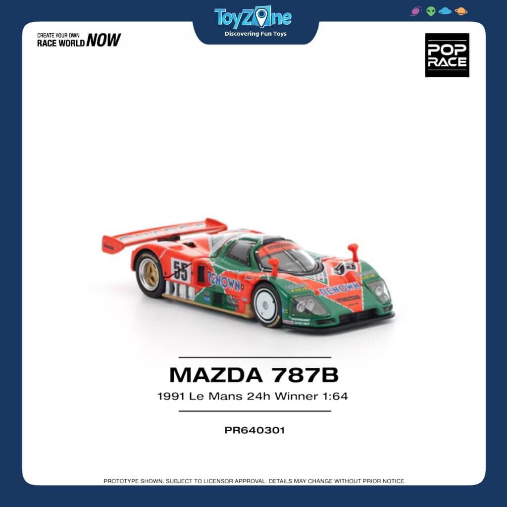 Mô hình xe Mazda 787B 1:64 POP RACE