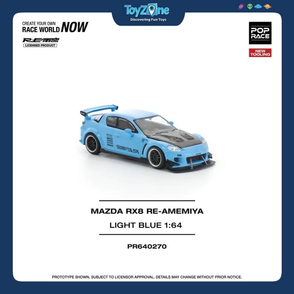 Mô hình xe Mazda RX8 Re-Amemiya 1:64 POP RACE