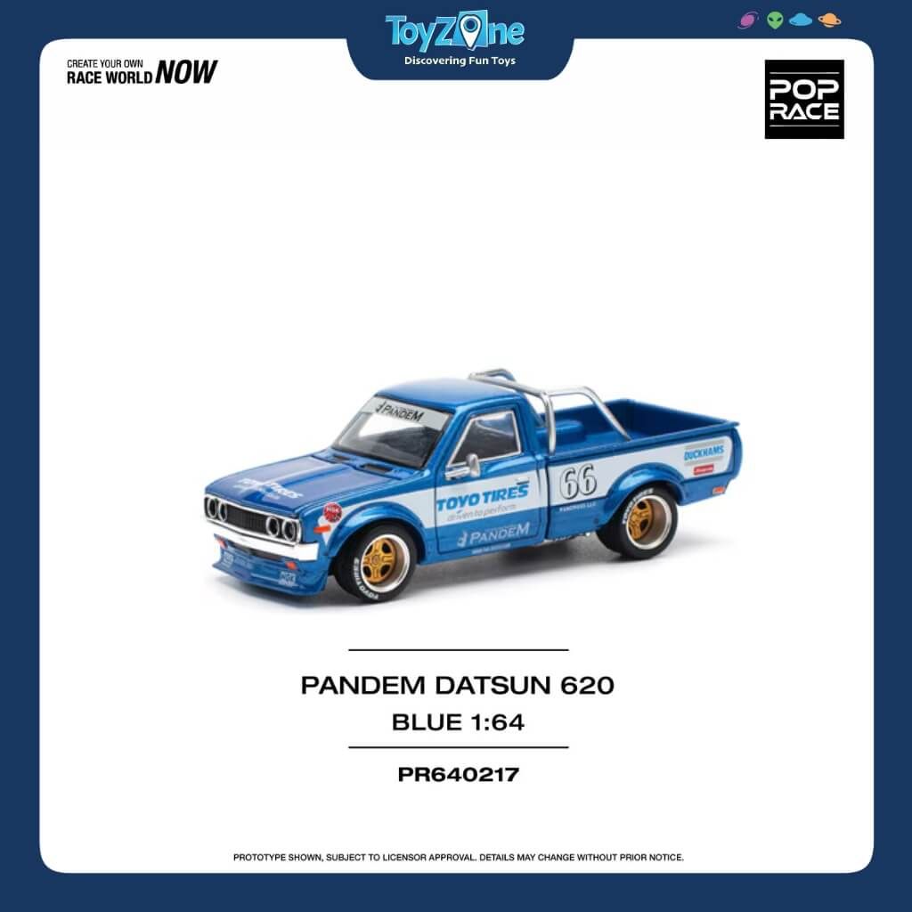 Mô hình xe Pandem Datsun 620 Pickup 1:64 POP RACE