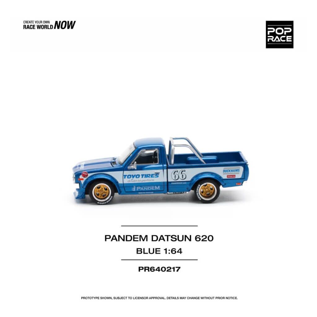 Mô hình xe Pandem Datsun 620 Pickup 1:64 POP RACE