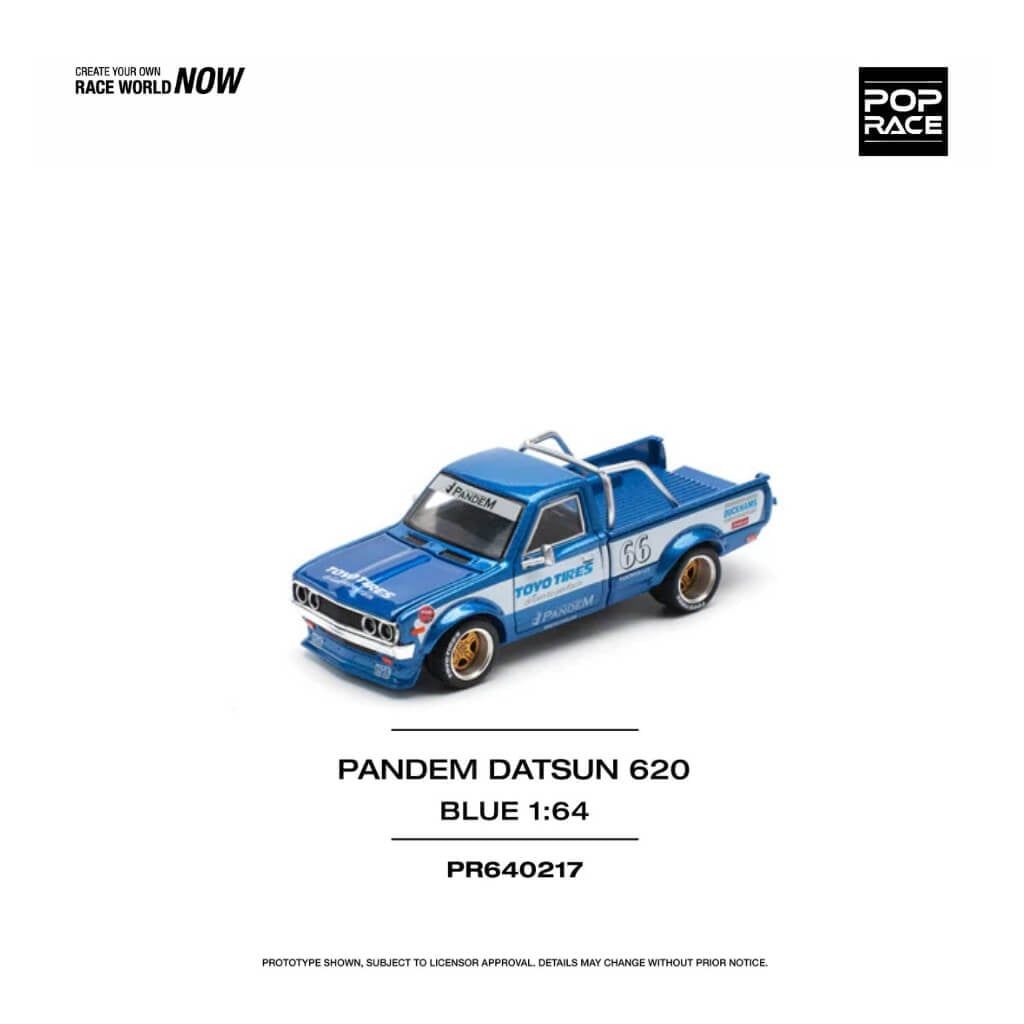 Mô hình xe Pandem Datsun 620 Pickup 1:64 POP RACE
