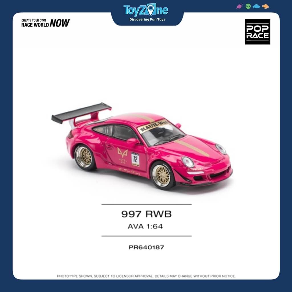 Mô hình xe Porsche 911 RWB ( 997 ) 1:64 POP RACE