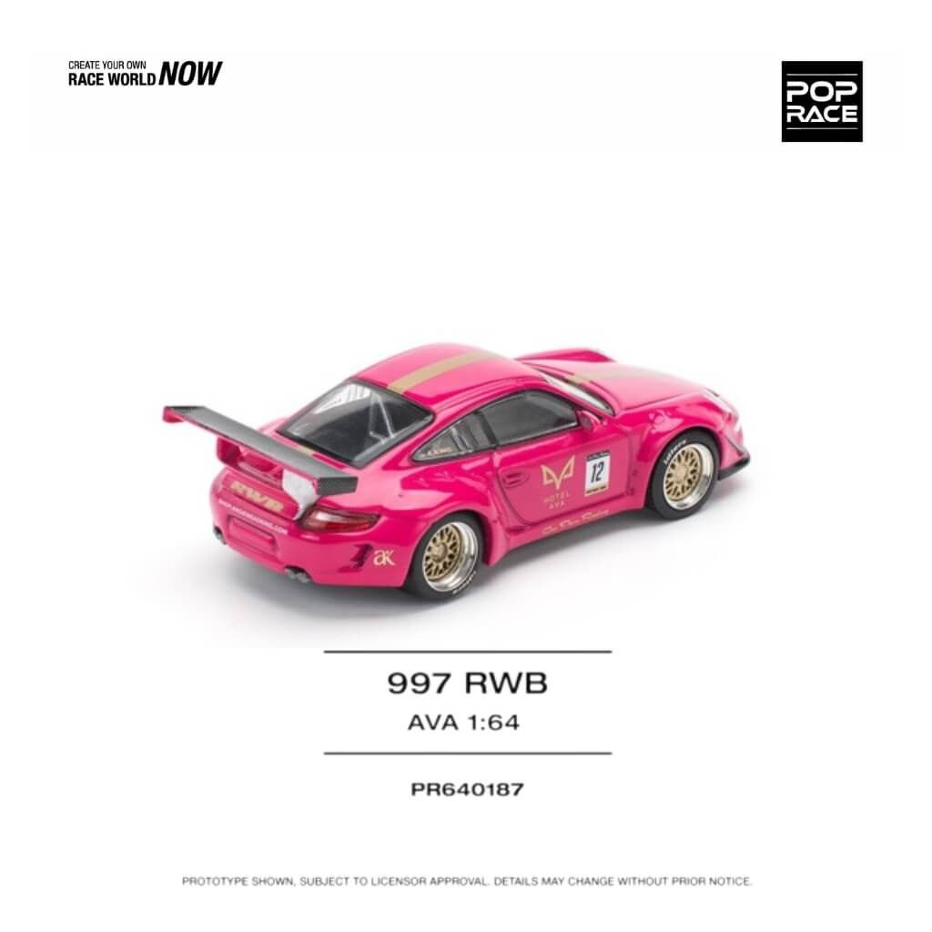 Mô hình xe Porsche 911 RWB ( 997 ) 1:64 POP RACE