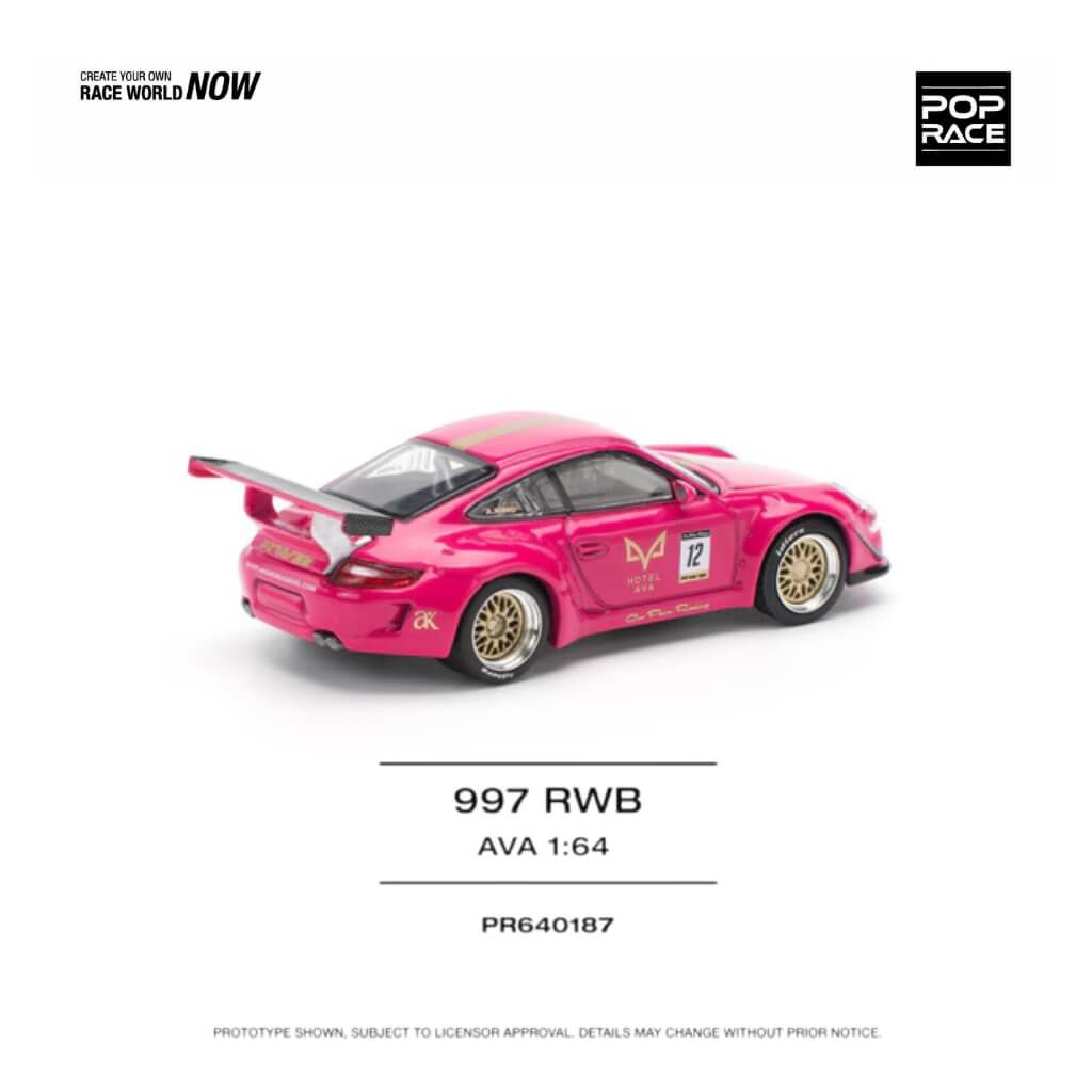 Mô hình xe Porsche 911 RWB ( 997 ) 1:64 POP RACE