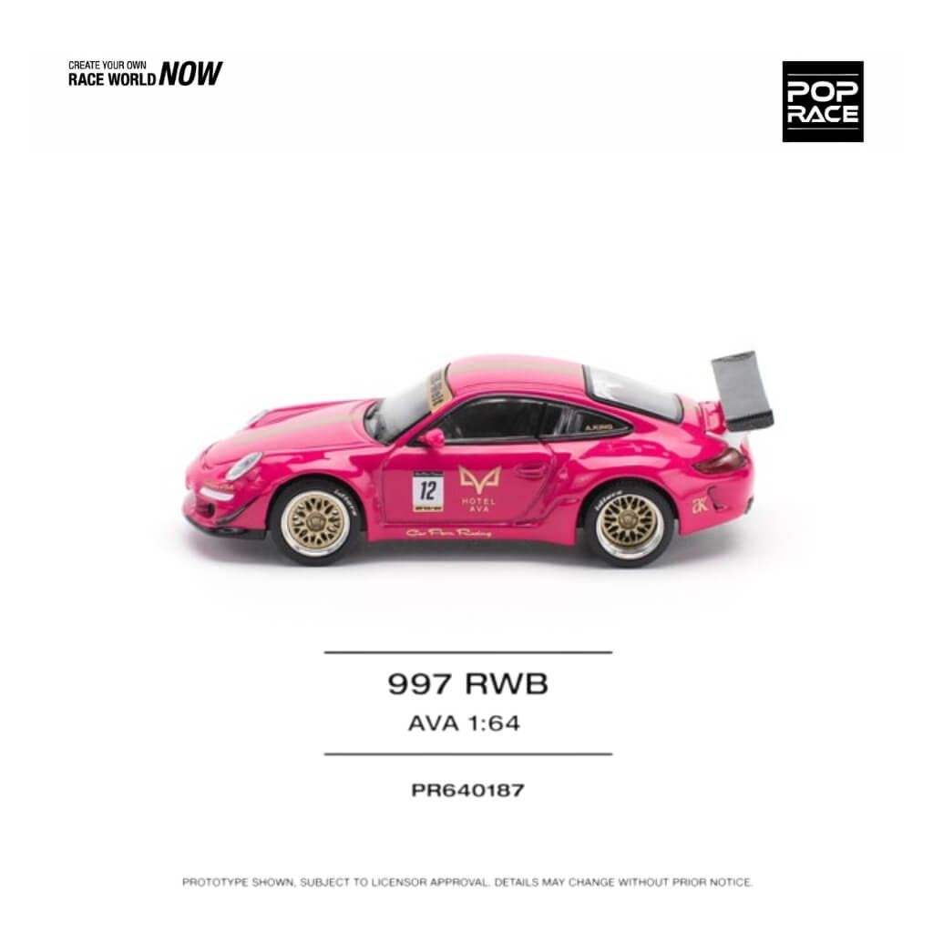 Mô hình xe Porsche 911 RWB ( 997 ) 1:64 POP RACE