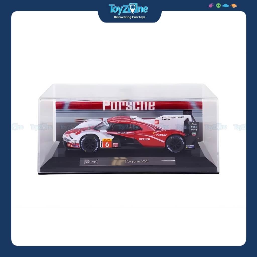 Mô hình xe Porsche 963 2024 Le Mans 1:43 BBURAGO