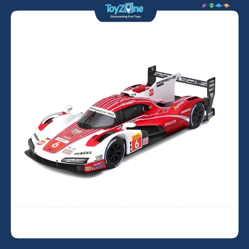 Mô hình xe Porsche 963 Race Car 2024 1:24 BBURAGO