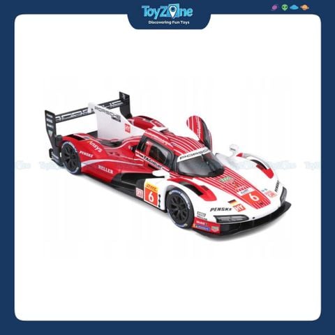 Mô hình xe Porsche 963 Race Car 2024 1:24 BBURAGO