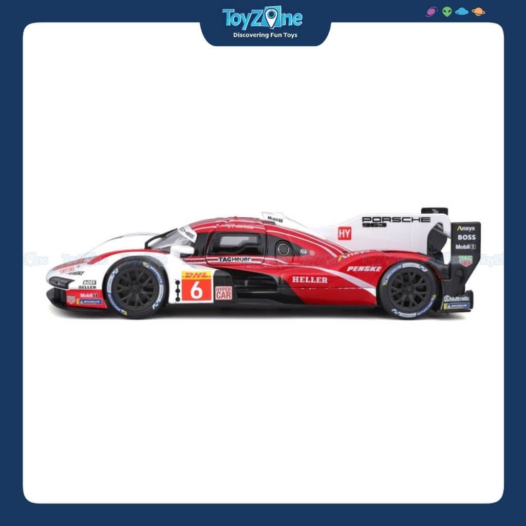 Mô hình xe Porsche 963 Race Car 2024 1:24 BBURAGO
