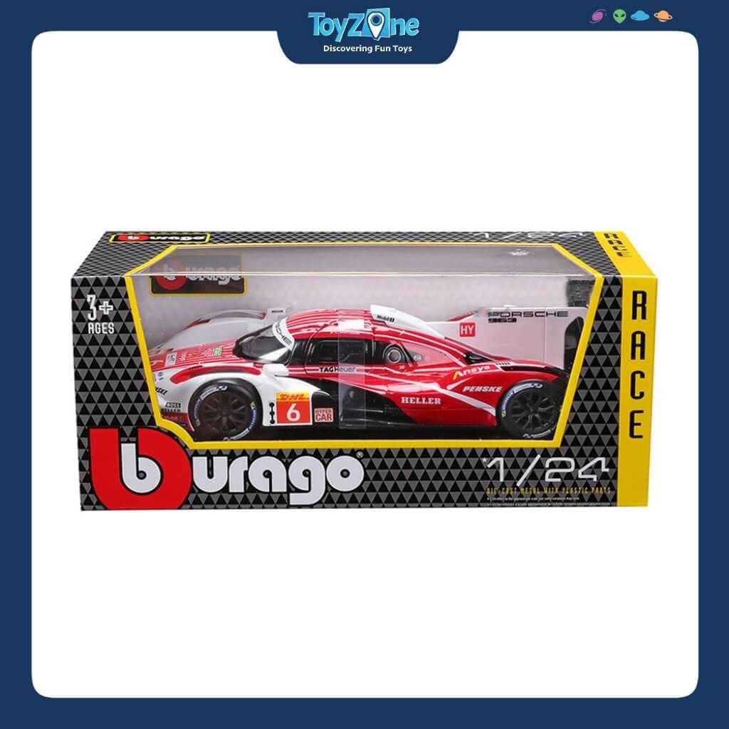 Mô hình xe Porsche 963 Race Car 2024 1:24 BBURAGO