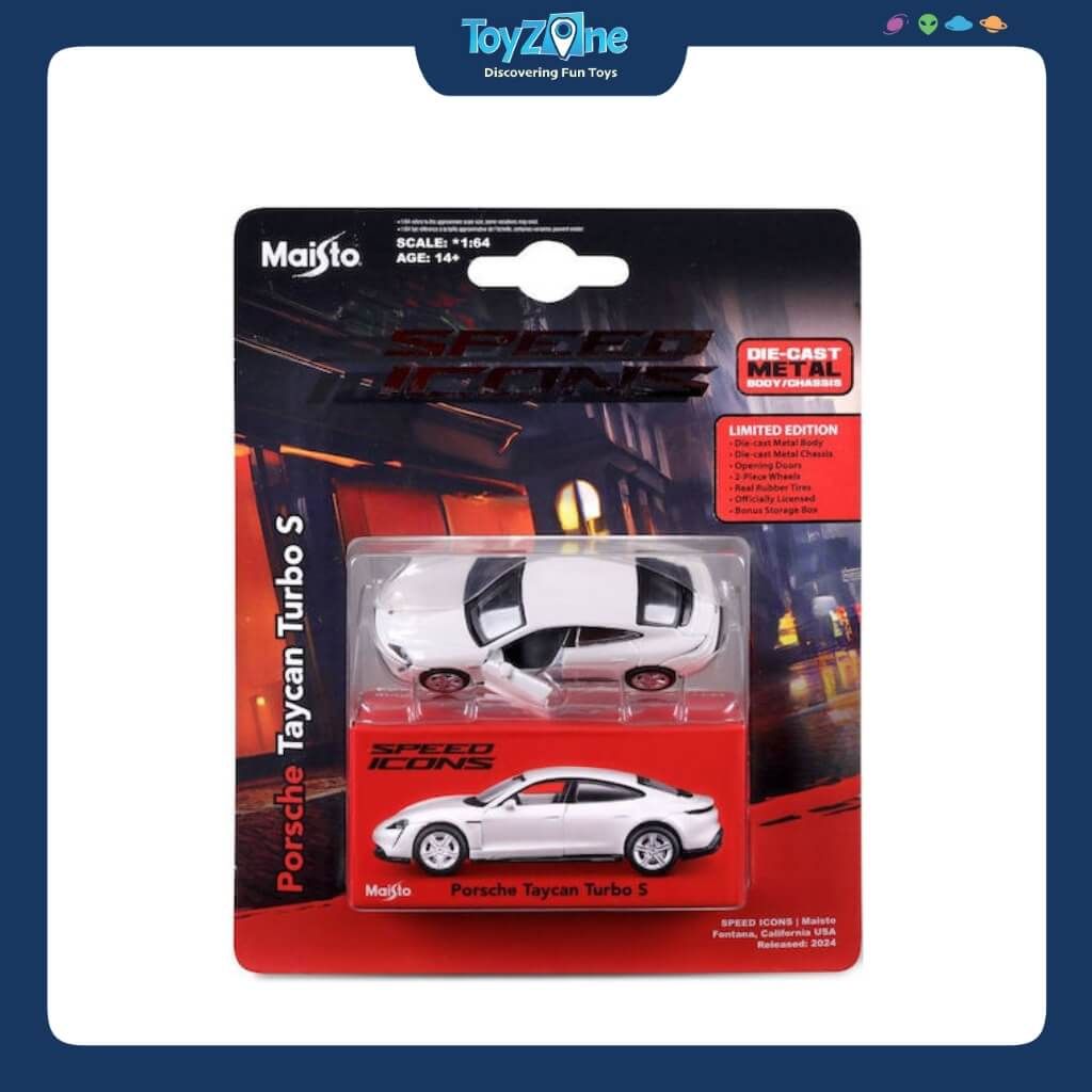 Mô hình xe Porsche Taycan Turbo S - Speed Icons 1:64 MAISTO