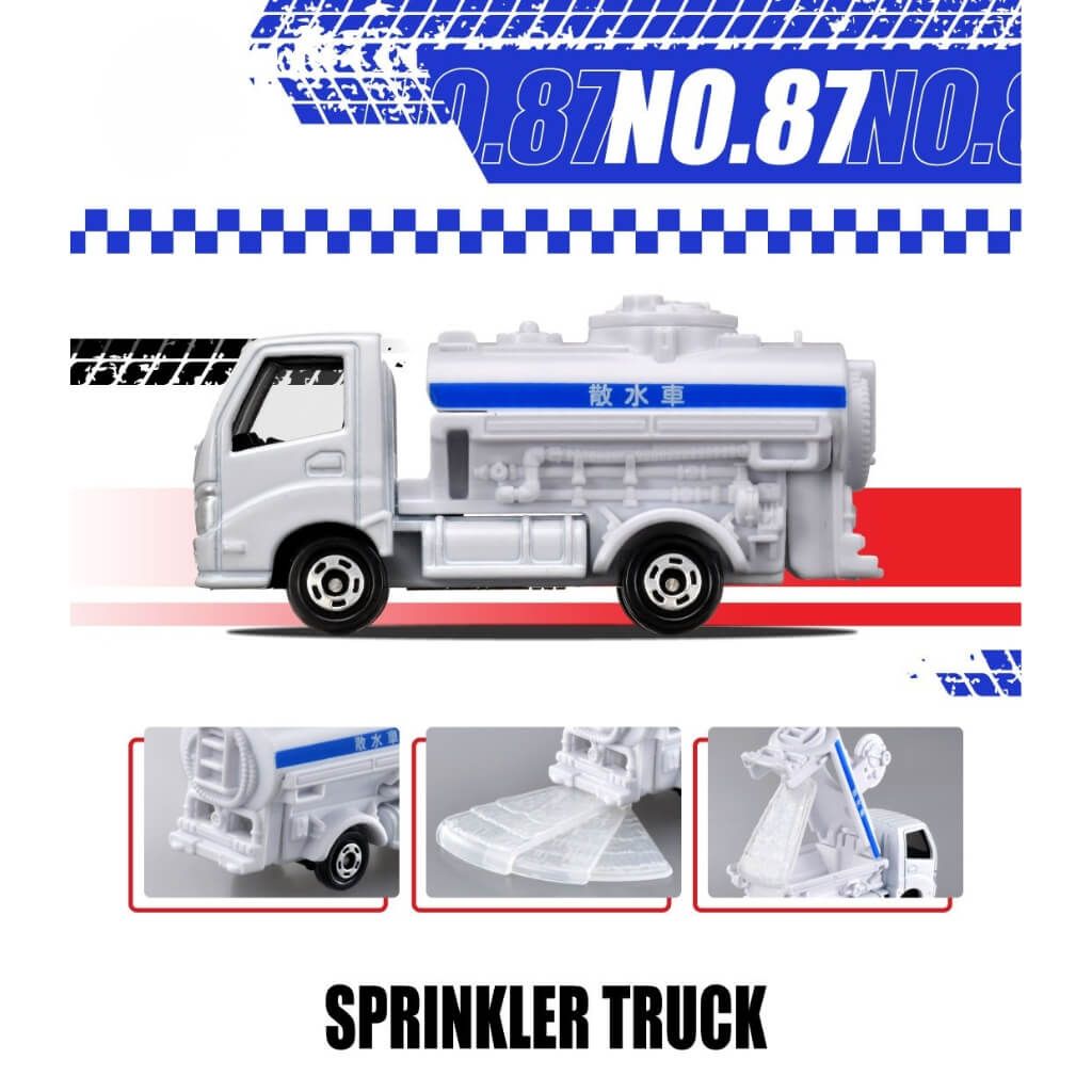 Mô hình xe Sprinkler Truck No.87-10 TOMICA