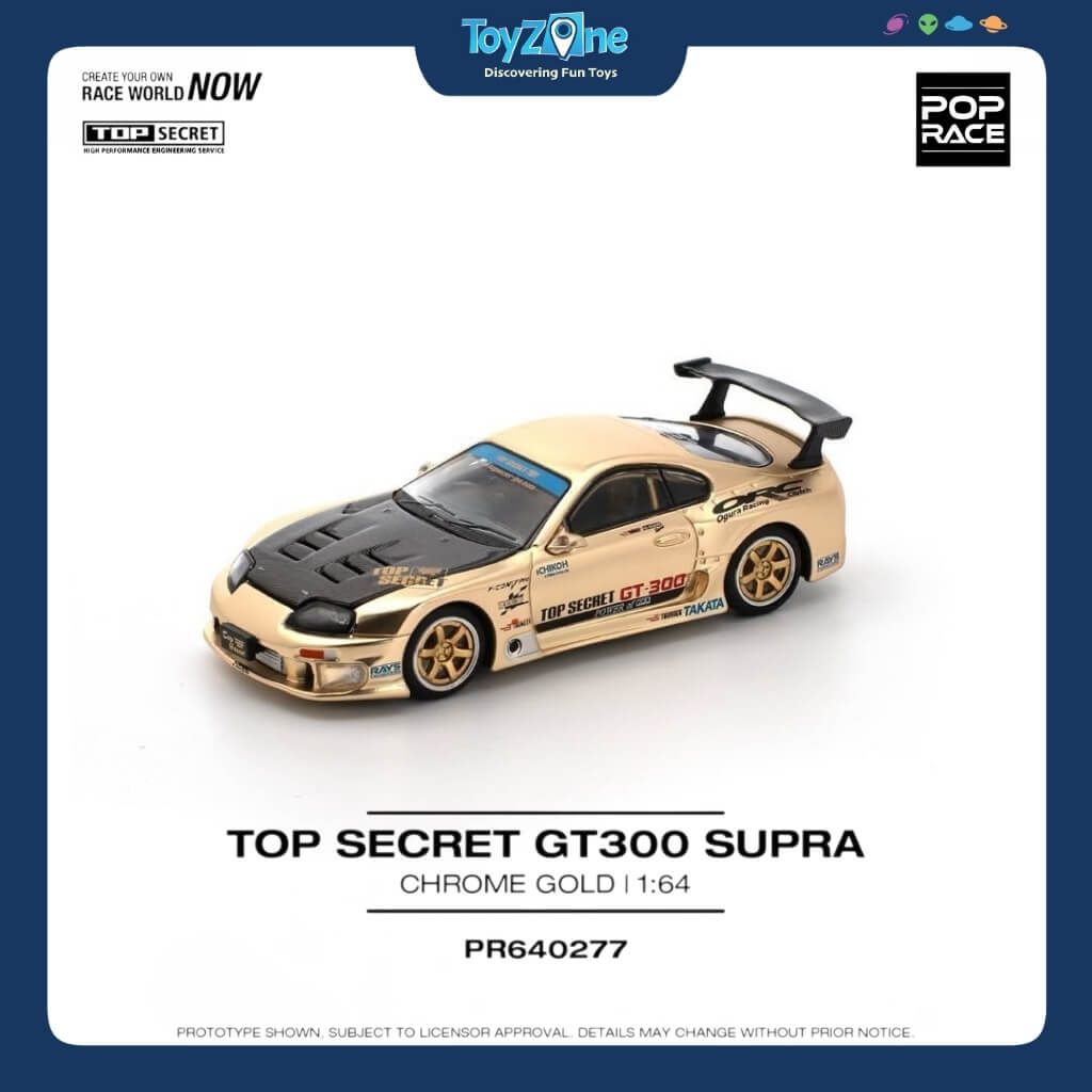 Mô hình xe Top Secret GT300 Supra 1:64 POP RACE