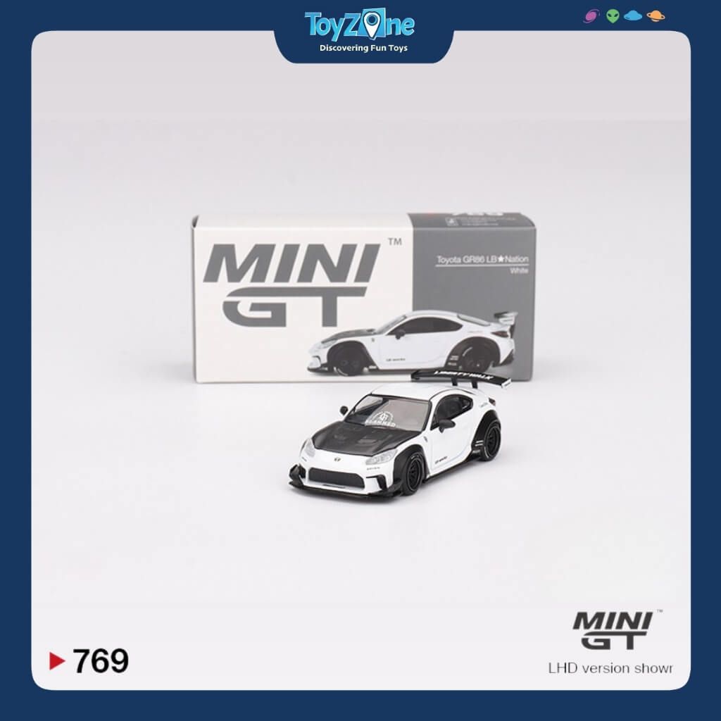 Mô hình xe Toyota GR86 LB ★ Nation 1:64 MiniGT