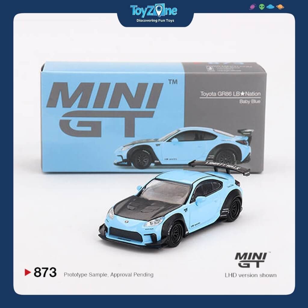 Mô hình xe Toyota GR86 LB ★ Nation 1:64 MiniGT