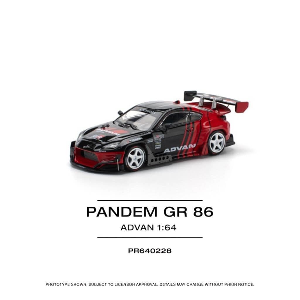 Mô hình xe Toyota GR86 Pandem 1:64 POP RACE
