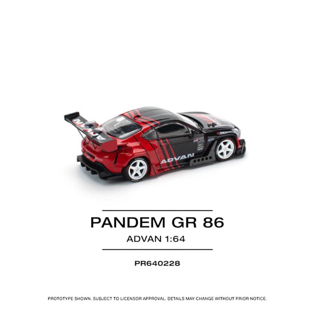 Mô hình xe Toyota GR86 Pandem 1:64 POP RACE
