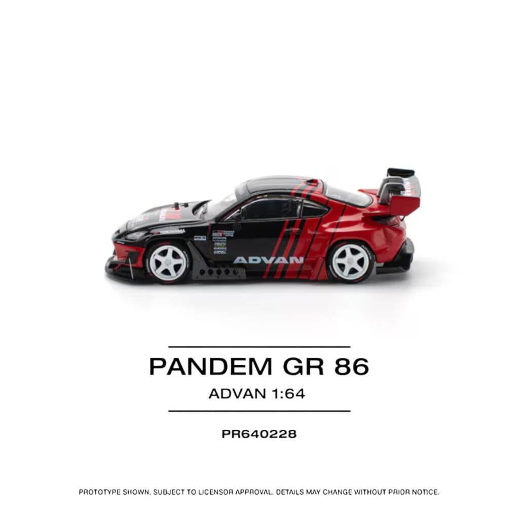 Mô hình xe Toyota GR86 Pandem 1:64 POP RACE