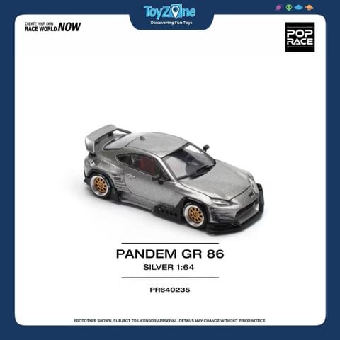 Mô hình xe Toyota GR86 Pandem 1:64 POP RACE