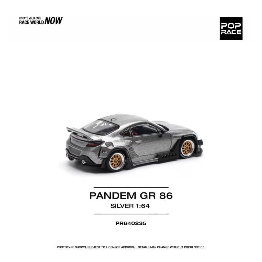 Mô hình xe Toyota GR86 Pandem 1:64 POP RACE