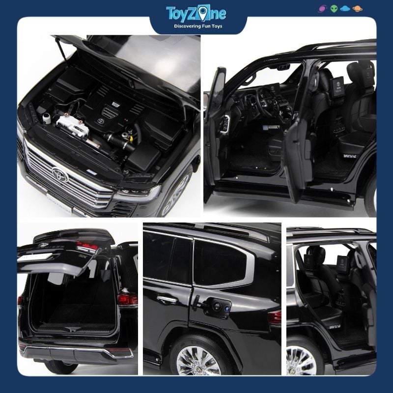 Mô hình xe Toyota Land Cruiser LC300 ZX 1:18 LCD