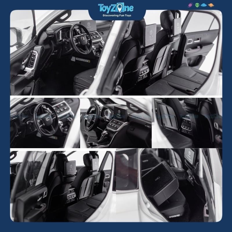 Mô hình xe Toyota Land Cruiser LC300 ZX 1:18 LCD