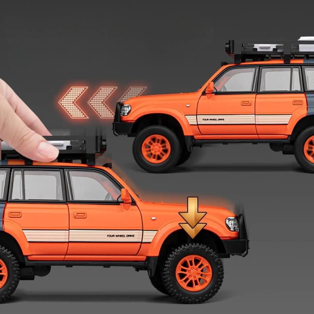 Mô hình xe Toyota Land Cruiser LC80 Off-Road 1:24 CHEZHI