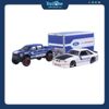 Mô hình xe vận chuyển Ford F150 SVT Raptor 2021 + Ford SVT Cobra 1993 Design Team Hauler 1:64 MAISTO