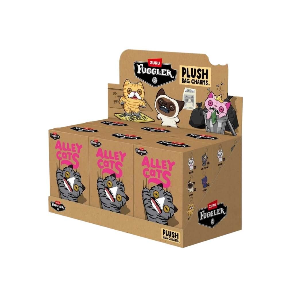 Đồ Chơi Móc Khóa Blind box Fuggler Alley Cat Keyrings Ver 5inch ZURU TOYS